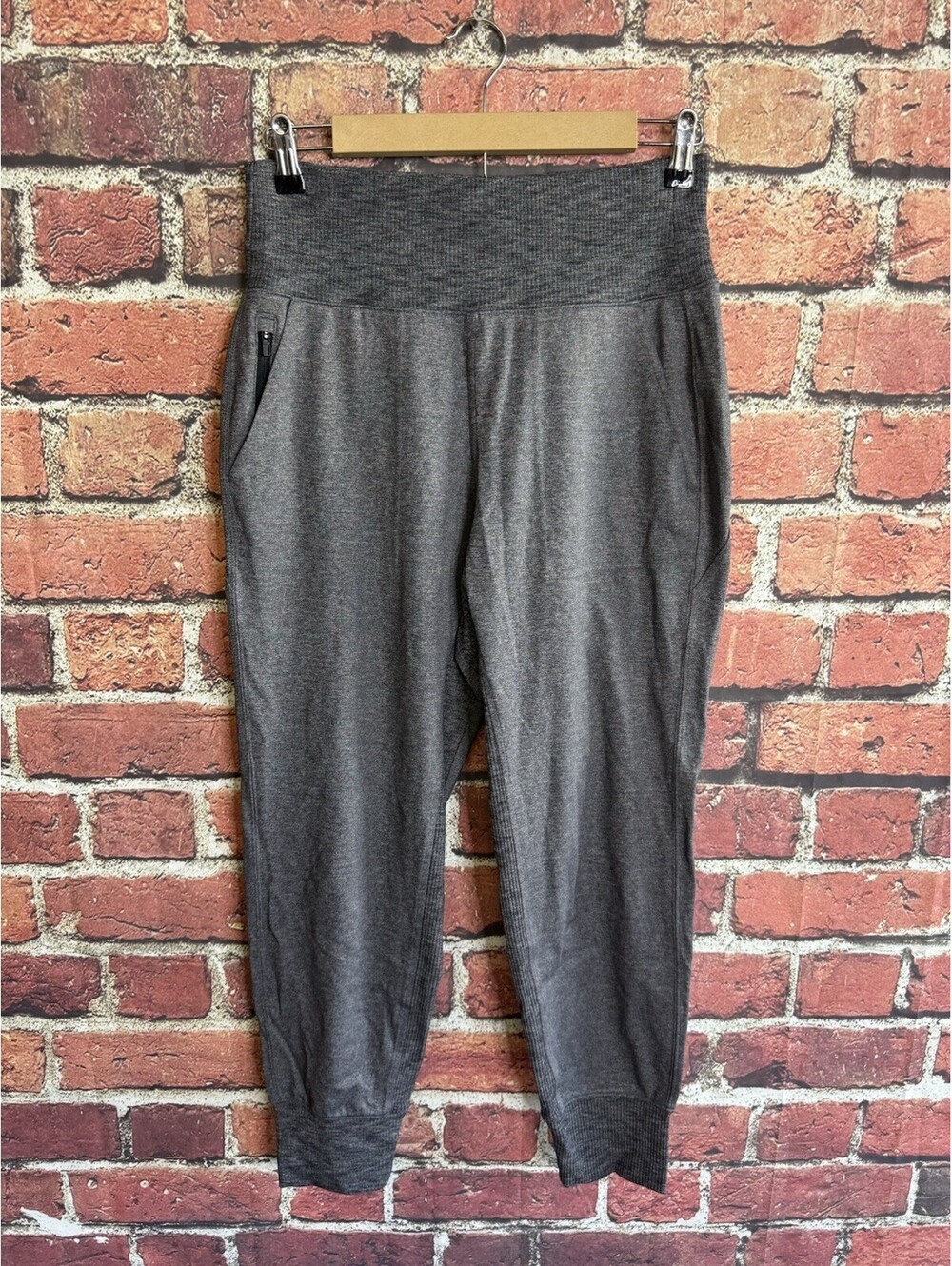 Athleta Womens Gray Venice High Rise Jogger pants Size Small